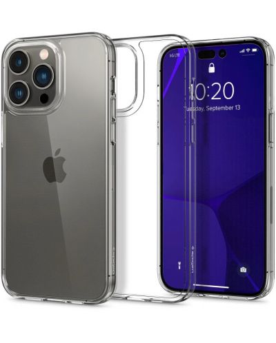 Калъф Spigen - Air Skin Hybrid, iPhone 14 Pro, прозрачен - 2
