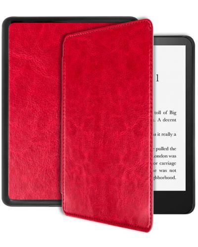 Калъф Garv - Business, Kindle Paperwhite 2021, 2022, червен - 1