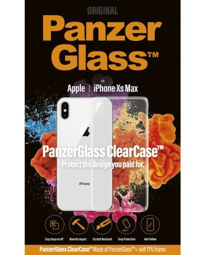 Калъф PanzerGlass - Clear, iPhone XS Max, прозрачен - 3