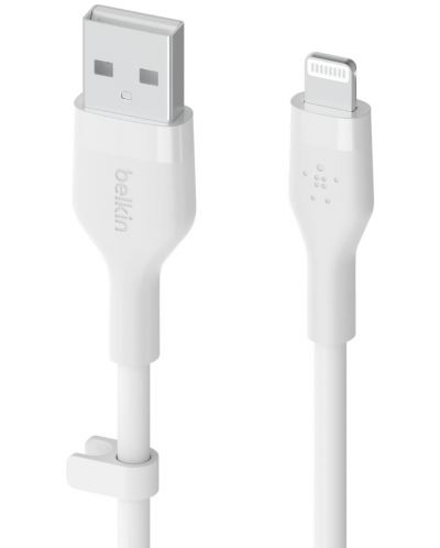 Кабел Belkin - Boost Charge, USB-A/Lightning, 2 m, бял - 1