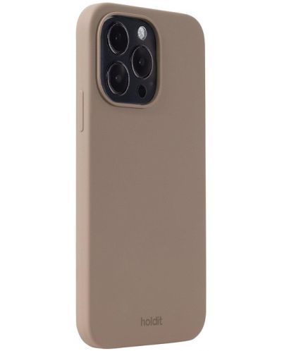 Калъф Holdit - Silicone, iPhone 15 Pro Max, кафяв - 2