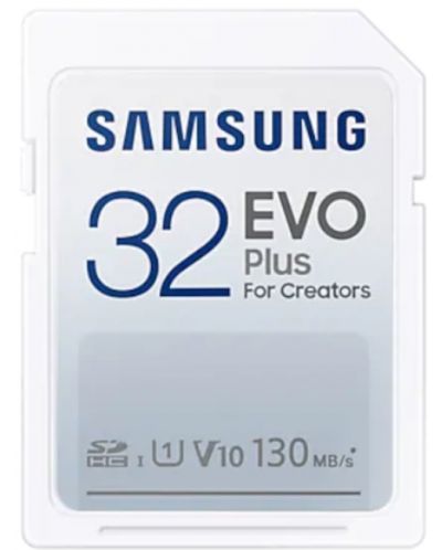 Карта памет Samsung - EVO Plus, 32GB, SDHC, Class10 - 1