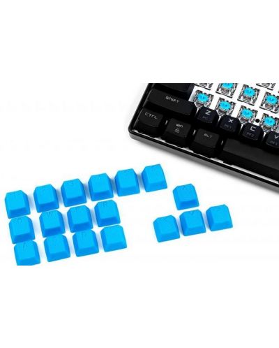 Капачки за механична клавиатура Ducky - Blue, 31-Keycap, сини - 5