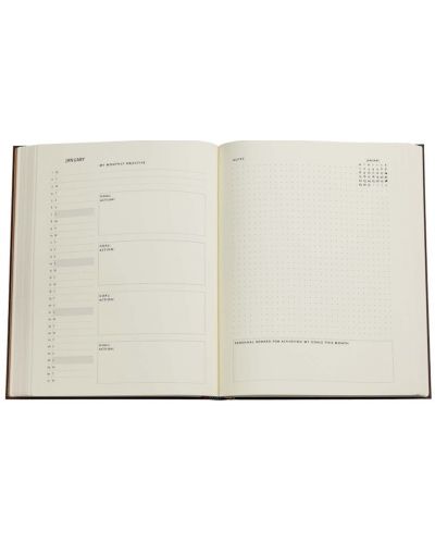 Календар-бележник Paperblanks Arabica - 18 х 23 cm, 112 листа, 2024 - 5