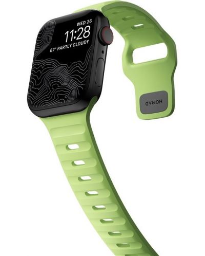 Каишка Nomad - Sport Glow 2.0, Apple Watch 38/40/41 mm, зелена - 3