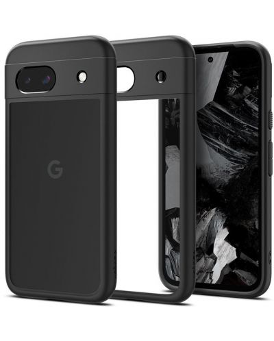 Калъф Spigen - Ultra Hybrid, Google Pixel 8a, черен - 1