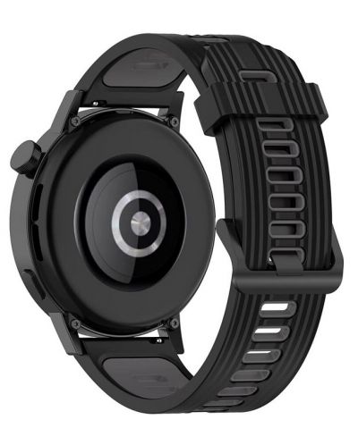 Каишка Techsuit - W002, Galaxy Watch/Huawei Watch, 20 mm, черна - 1