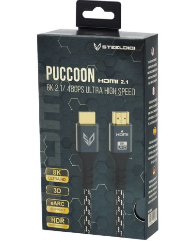Кабел SteelDigi - Puccoon HDMI 2.1, 8K, 3m - 4