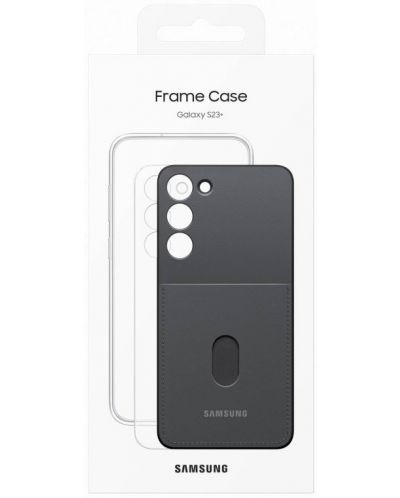Калъф Samsung - Frame, Galaxy S23 Plus, черен - 7