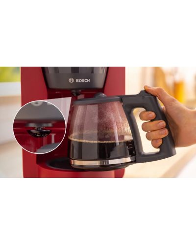 Кафемашина Bosch - Coffee maker, MyMoment,  1.4 l, червена - 7