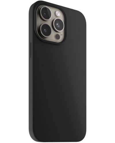 Калъф Next One - Black Silicone MagSafe, iPhone 15 Pro Мах, черен - 2