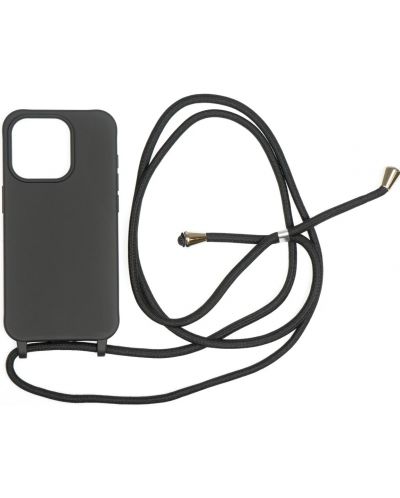 Калъф Mobile Origin - Lanyard, iPhone 15 Pro, черен - 1
