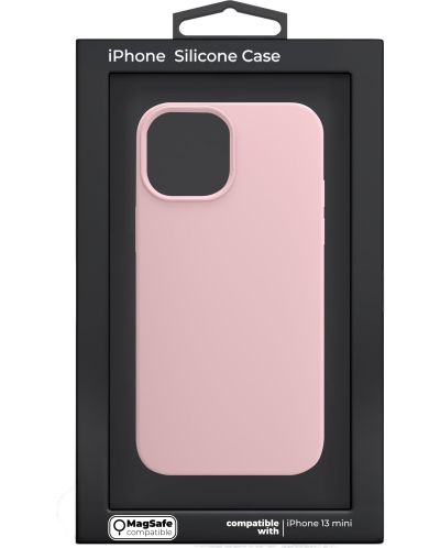 Калъф Next One - Silicon MagSafe, iPhone 13 mini, розов - 6