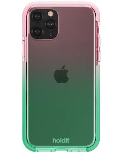Калъф Holdit - SeeThru, iPhone 11 Pro, Grass green/Bright Pink - 4
