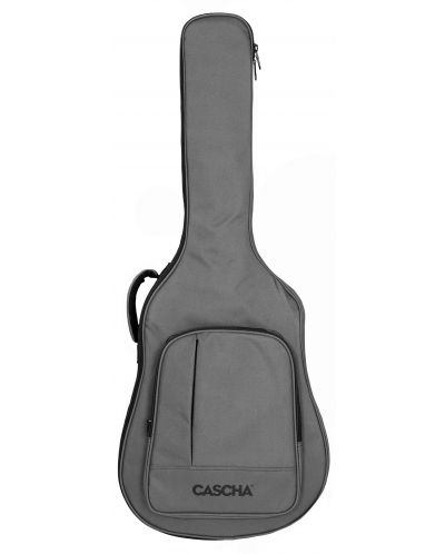 Калъф за класическа китара Cascha - CGCB-2 4/4 Deluxe, сив/черен - 1