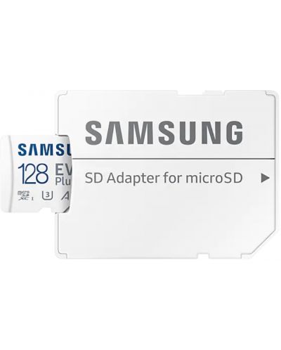 Карта памет Samsung - EVO Plus, 128GB, microSDXC, Class10 + адаптер - 5
