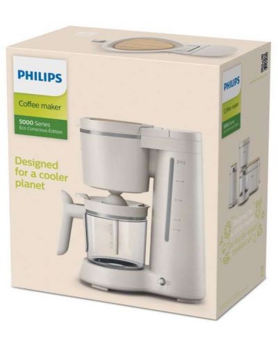 Кафемашина Philips - HD5120/00, 1.2 l, матово бяла - 4