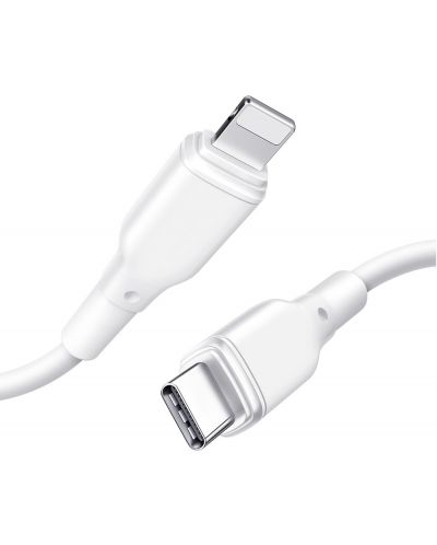 Кабел Xmart - White, Lightning/USB-C, 1.2 m, бял - 2