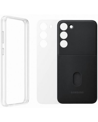 Калъф Samsung - Frame, Galaxy S23 Plus, черен - 4
