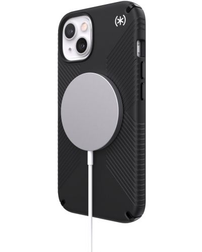 Калъф Speck - Presidio 2 Grip MagSafe, iPhone 13, черен/бял - 2