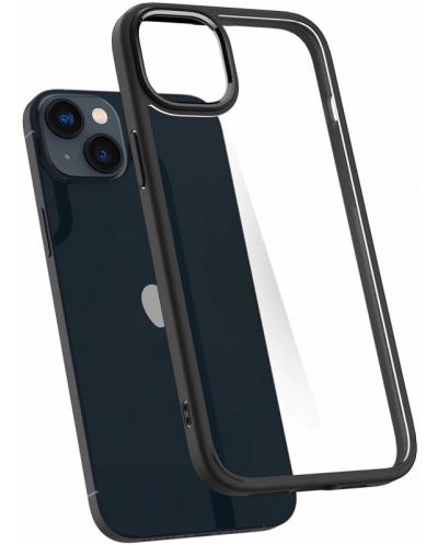 Калъф Spigen - Ultra Hybrid, iPhone 14/13, прозрачен/черен - 2