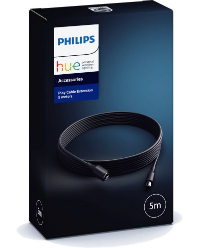 Кабел за фонов осветител Philips - Hue Play, 5 m, черен - 3