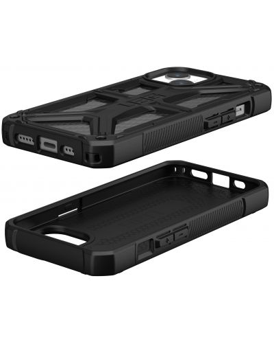 Калъф UAG - Monarch, iPhone 15, Carbon Fiber - 7