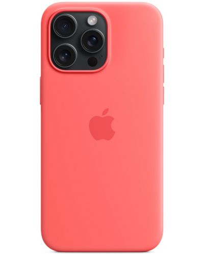 Калъф Apple - Silicone MagSafe, iPhone 15 Pro Max, Guava - 4