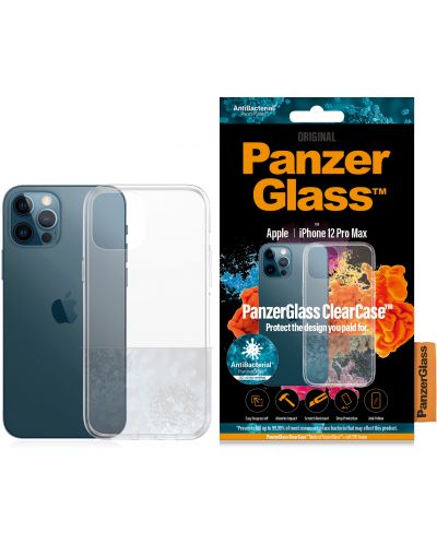 Калъф PanzerGlass - ClearCase, iPhone 12 Pro Max, прозрачен - 1