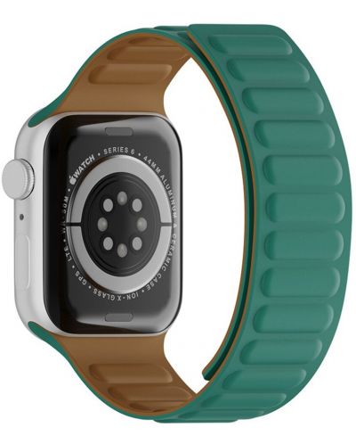 Каишка Techsuit - W035 Silicone, Apple Watch, 38/40/41 mm, синя - 2
