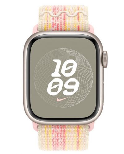 Каишка Apple - Nike Sport Loop, Apple Watch, 41 mm, Starlight/Pink - 3