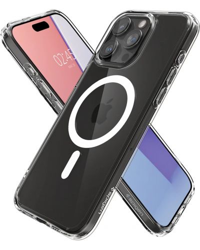 Калъф Spigen - Ultra Hybrid MagSafe, iPhone 15 Pro Max, бял - 2