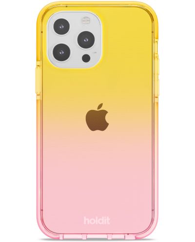 Калъф Holdit - SeeThru, iPhone 13 Pro, Bright Pink/Orange Juice - 1