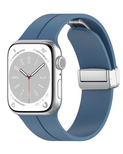 Каишка Techsuit - W011 Silicone, Apple Watch, 38/40/41 mm, синя - 2