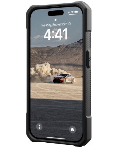 Калъф UAG - Monarch, iPhone 15 Pro, Carbon Fiber - 5