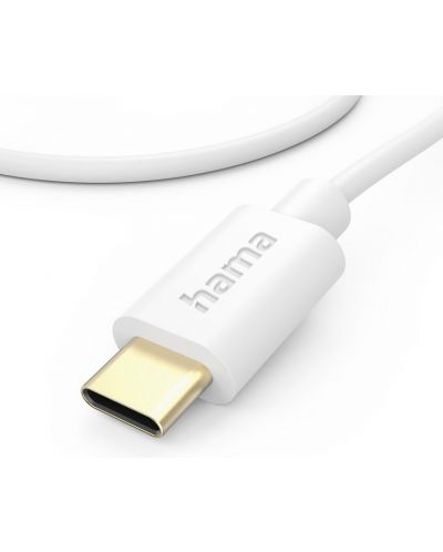 Кабел Hama - 201590, USB-C/USB-C, 1 m, бял - 4