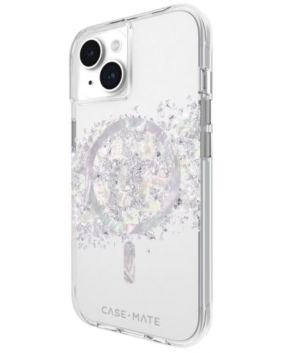 Калъф Case-Mate - Touch of Pearl MagSafe, iPhone 15, прозрачен - 3