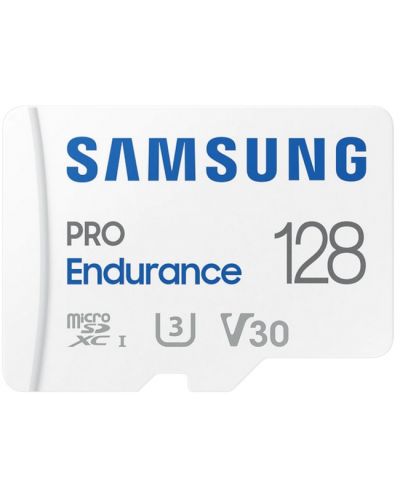 Карта памет Samsung - PRO Endurance, 128GB, microSDXC, Class10 + адаптер - 3