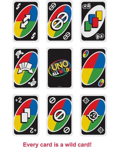 Карти за игра Uno All Wild! - 2
