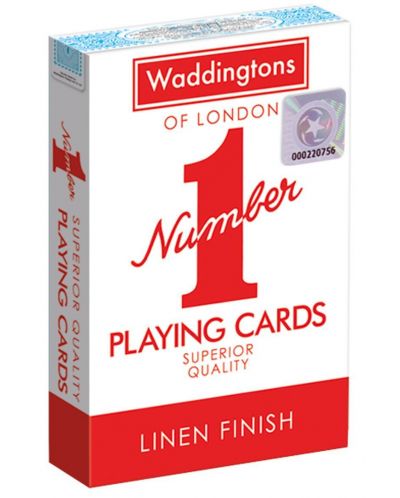 Карти за игра Waddingtons - Classic Playing Cards (червени) - 1