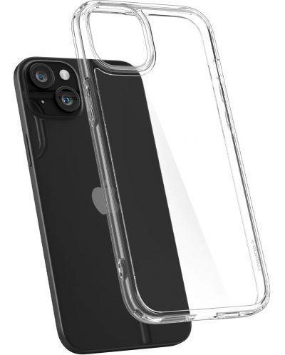 Калъф Spigen - Ultra Hybrid, iPhone 15, Crystal Clear - 6