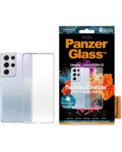 Калъф PanzerGlass - ClearCase, Galaxy S21 Ultra, прозрачен - 1
