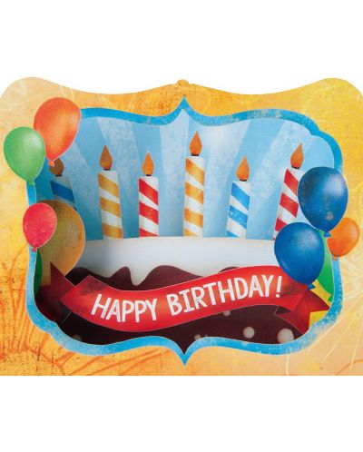 Картичка Gespaensterwald 3D - Happy Birthday Cake - 2