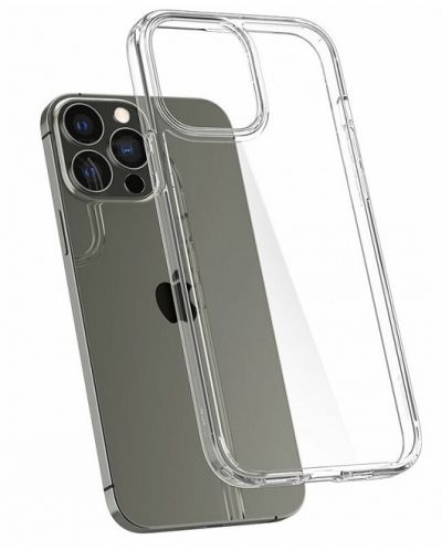 Калъф Spigen - Ultra Hybrid, iPhone 13 Pro, прозрачен - 2