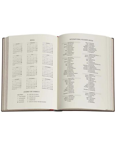 Календар-бележник Paperblanks Terrene - 13 х 18 cm, 80 листа, 2024 - 7