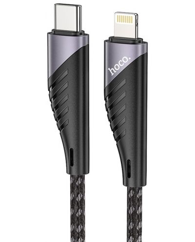 Кабел Hoco - U95, USB-C/Lightning, 1.2 m, черен - 1