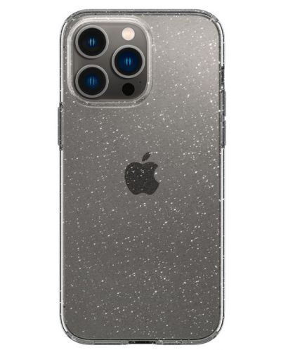 Калъф Spigen - Liquid Crystal Glitter, iPhone 14 Pro Max, Crystal Quartz - 2