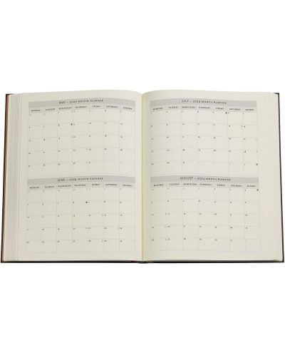 Календар-бележник Paperblanks Restoration - Ultra, 80 листа, 2024 - 5