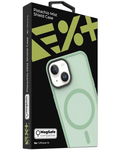 Калъф Next One - Pistachio Mist Shield MagSafe, iPhone 14, зелен - 7