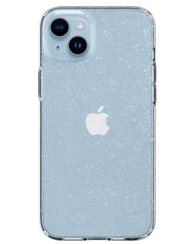 Калъф Spigen - Liquid Crystal Glitter, iPhone 13, 14, Crystal Quartz - 2